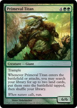 原始のタイタン/Primeval Titan foil４枚セット Amazon.co.jp: Magic: the Gathering - Primeval Titan - Unique